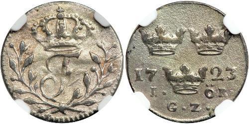 1 Ore Schweden Silber Friedrich (Schweden) (1676 -1751)