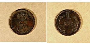 1 Ore Danemark  Christian IX de Danemark (1818-1906)