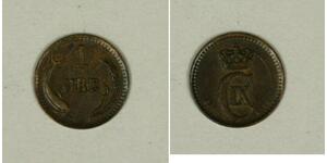 1 Ore Danimarca  Cristiano IX di Danimarca (1818-1906)