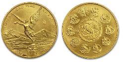 1 Ounce Mexiko (1867 - ) Gold 