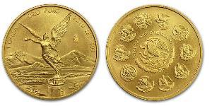 1 Ounce United Mexican States (1867 - ) Gold 