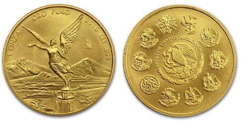 1 Ounce Messico (1867 - ) Oro 