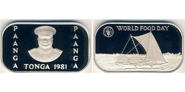 1 Paanga Tonga Argent 