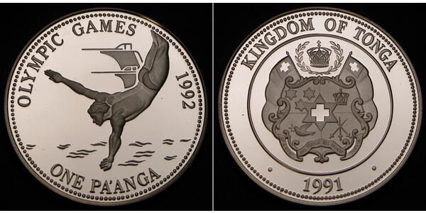 1 Paanga Tonga Argent 