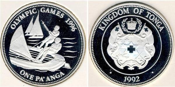 1 Paanga Tonga Argent 