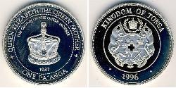 1 Paanga Tonga Argento 