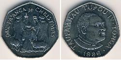 1 Paanga Tonga Kupfer/Nickel 