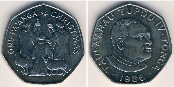 1 Paanga Tonga Níquel/Cobre 