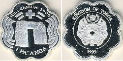 1 Paanga Tonga Silber 