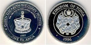 1 Paanga Tonga Silber 