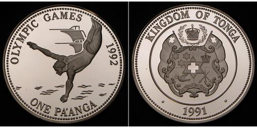1 Paanga Tonga Silber 