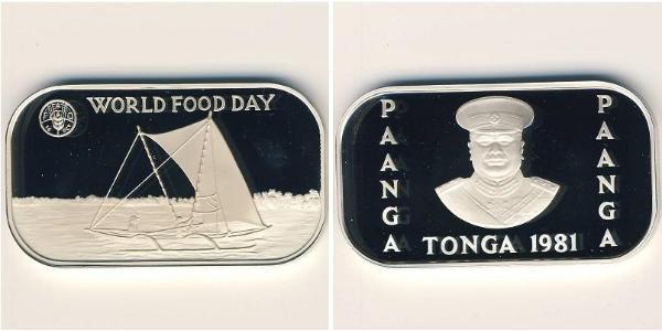 1 Paanga Tonga Silber 