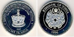 1 Paanga Tonga Silver 