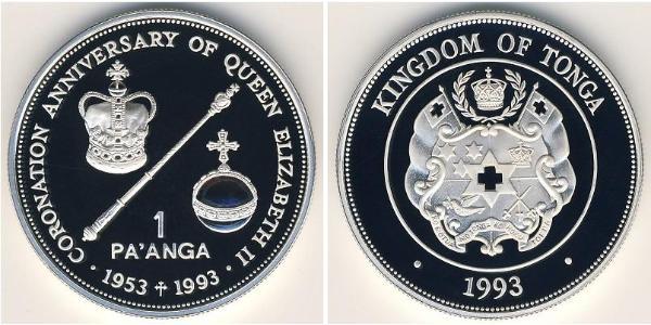 1 Paanga Tonga Silver 