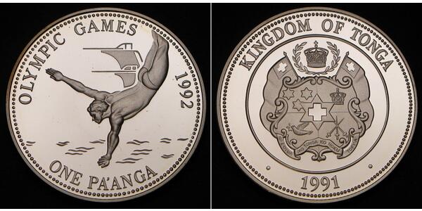 1 Paanga Tonga Silver 