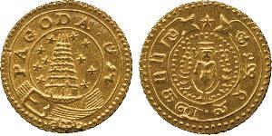 1 Pagoda Britische Ostindien-Kompanie (1757-1858) Gold 