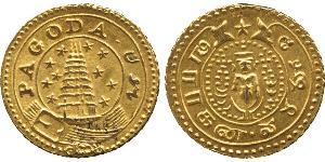 1 Pagoda Britische Ostindien-Kompanie (1757-1858) Gold 
