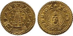 1 Pagoda Britische Ostindien-Kompanie (1757-1858) Gold 