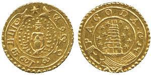 1 Pagoda Britische Ostindien-Kompanie (1757-1858) Gold 