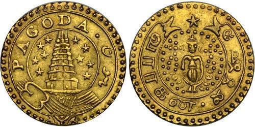 1 Pagoda Britische Ostindien-Kompanie (1757-1858) Gold 