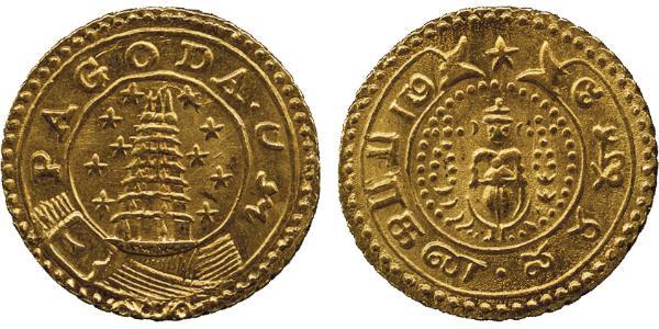 1 Pagoda Britische Ostindien-Kompanie (1757-1858) Gold 