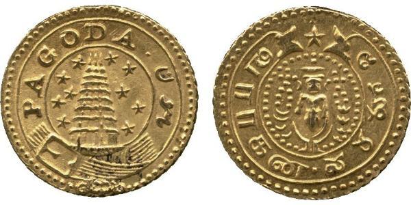 1 Pagoda British East India Company (1757-1858) Gold 