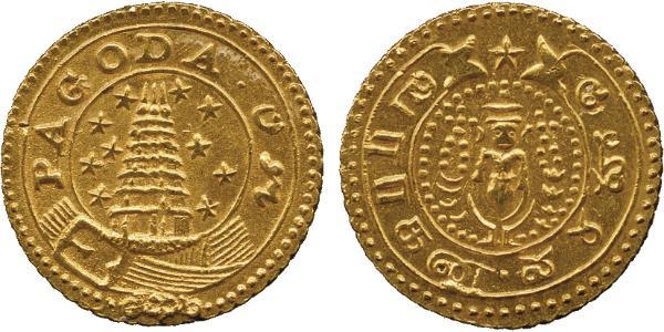 1 Pagoda Compagnia Inglese delle Indie Orientali (1757-1858) Oro 