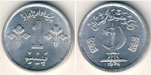 1 Paisa Pakistán (1947 - ) Aluminio 
