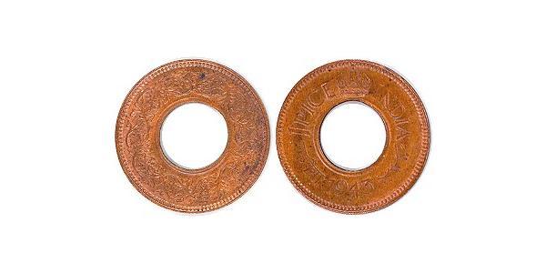 1 Paisa Raj Británico (1858-1947) Bronce 