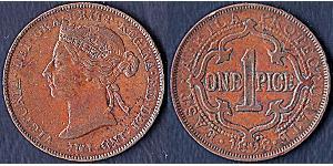 1 Paisa East Africa Bronze Victoria (1819 - 1901)