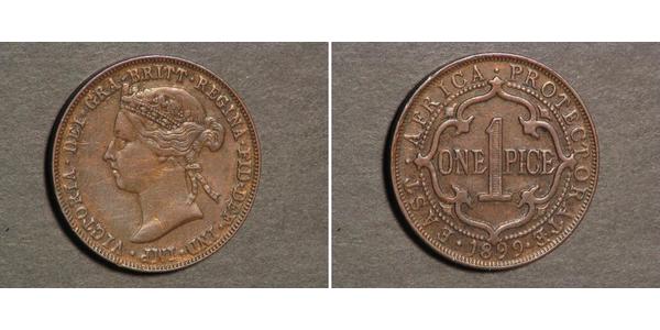 1 Paisa East Africa Bronze Victoria (1819 - 1901)