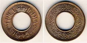 1 Paisa Raj Britannico (1858-1947) Bronzo 