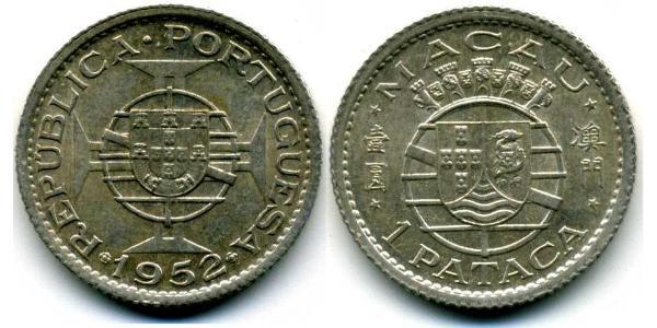 1 Pataca Macao (1862 - 1999) Silber/Nickel 