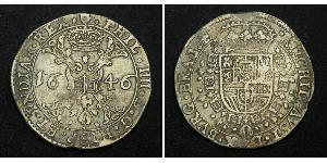 1 Patagon Pays-Bas espagnols (1581 - 1714) Argent Philippe IV d