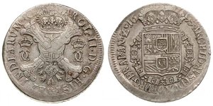 1 Patagon Países Bajos Españoles (1581 - 1714) Plata Carlos II de España (1661-1700)