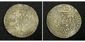 1 Patagon Países Bajos Españoles (1581 - 1714) Plata Felipe IV de España (1605 -1665)