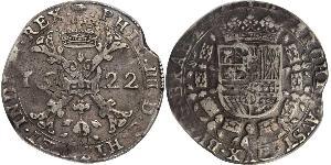 1 Patagon Países Bajos Españoles (1581 - 1714) Plata Felipe IV de España (1605 -1665)