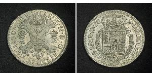 1 Patagon Spanische Niederlande (1581 - 1714) Silber Karl II. von Spanien (1661-1700)