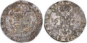 1 Patagon Испанские Нидерланды (1581 - 1714) Серебро Philip IV of Spain (1605 -1665)