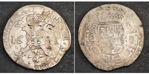 1 Patagon Испанские Нидерланды (1581 - 1714) Серебро Philip IV of Spain (1605 -1665)