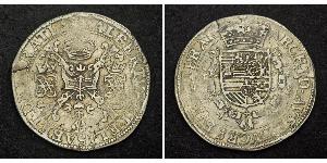 1 Patagon Іспанські Нідерланди (1581 - 1714) Срібло Isabella Clara Eugenia (1566 -1633) / Albert VII, Archduke of Austria (1559 - 1621)
