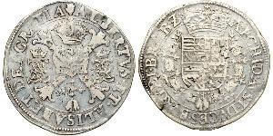 1 Patagon Іспанські Нідерланди (1581 - 1714) Срібло Isabella Clara Eugenia (1566 -1633) / Albert VII, Archduke of Austria (1559 - 1621)
