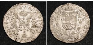 1 Patagon Іспанські Нідерланди (1581 - 1714) Срібло Isabella Clara Eugenia (1566 -1633) / Albert VII, Archduke of Austria (1559 - 1621)