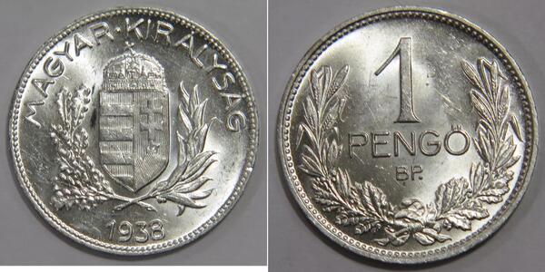 1 Pengo Ungheria (1989 - ) Argento 