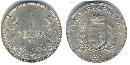 1 Pengo Hungría (1989 - ) Plata 