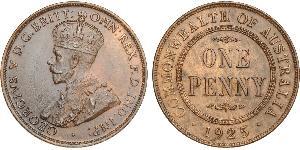 1 Penny Australia (1788 - 1939) Bronce Jorge V (1865-1936)