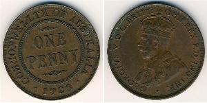 1 Penny Australia (1788 - 1939) Bronce Jorge V (1865-1936)