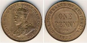 1 Penny Australia (1788 - 1939) Bronce Jorge V (1865-1936)