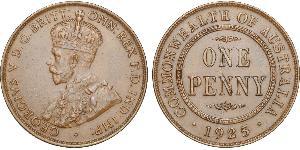 1 Penny Australia (1788 - 1939) Bronce Jorge V (1865-1936)