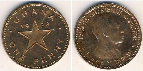 1 Penny Ghana Bronce 